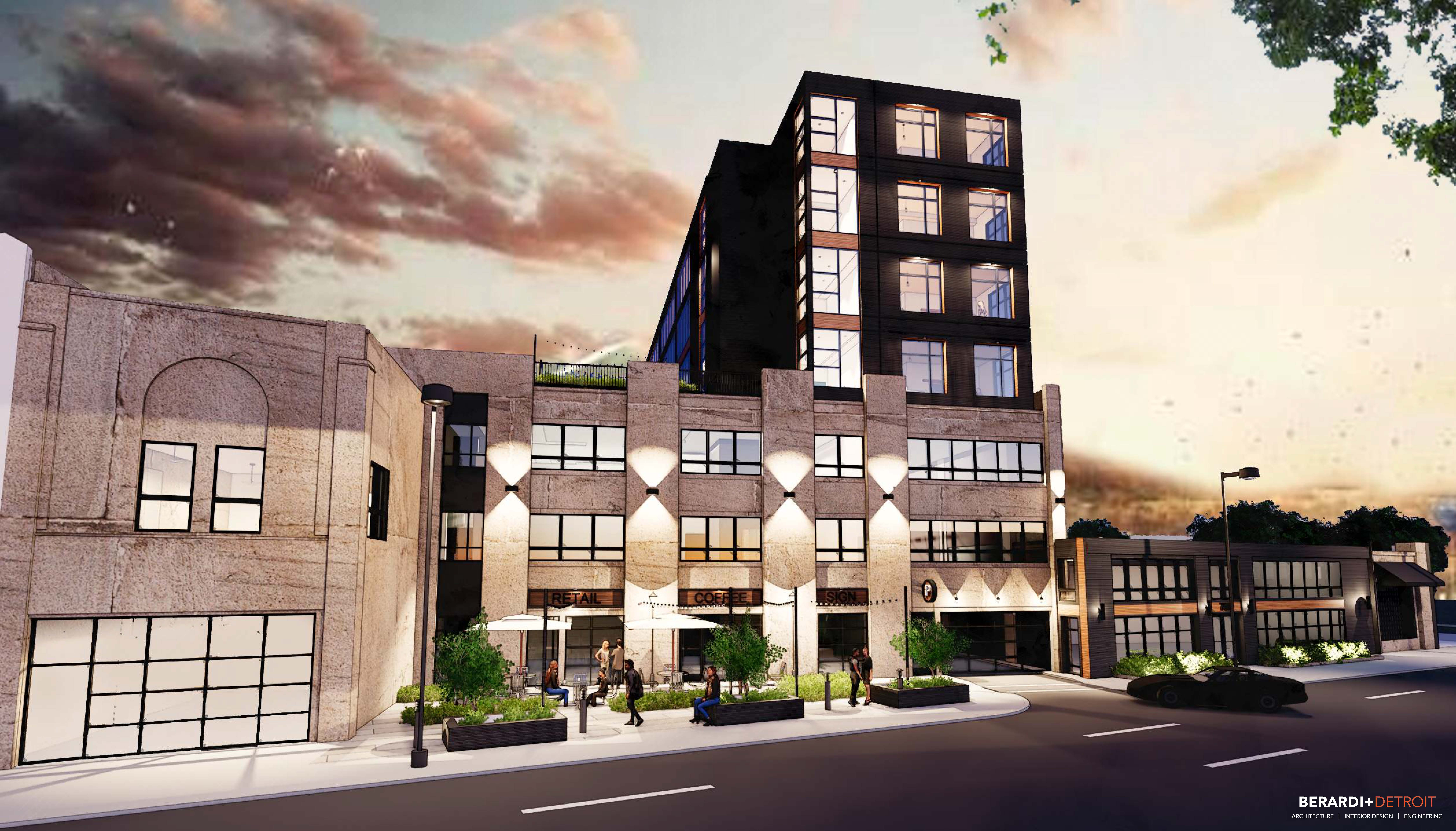 $21 million development with apartments, parking garage, retail planned on polluted site on Jefferson